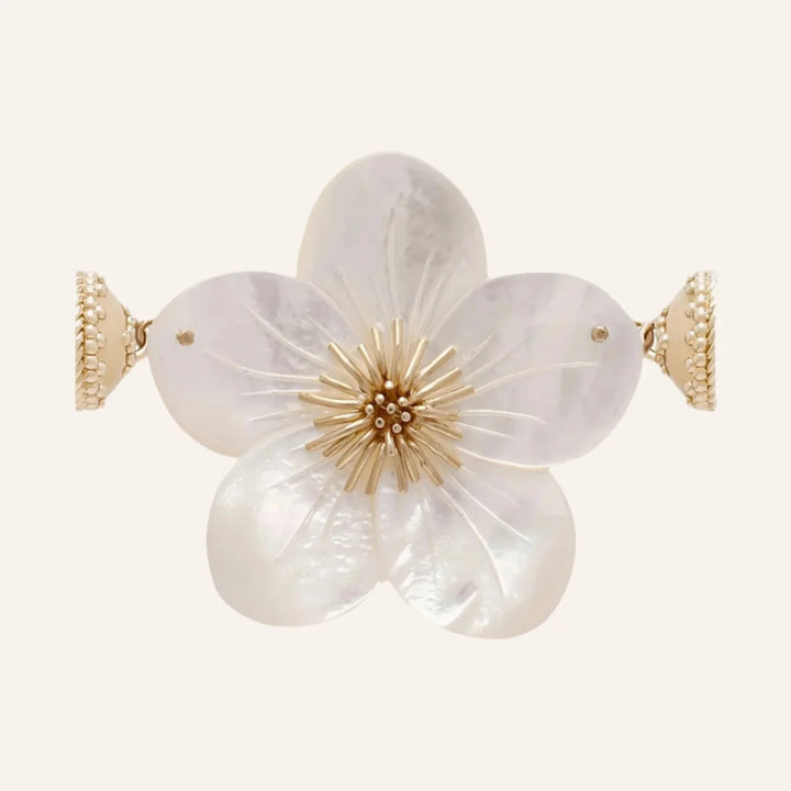 Large White Pearl Cherry Blossom Centerpiece - Mildred Hoit