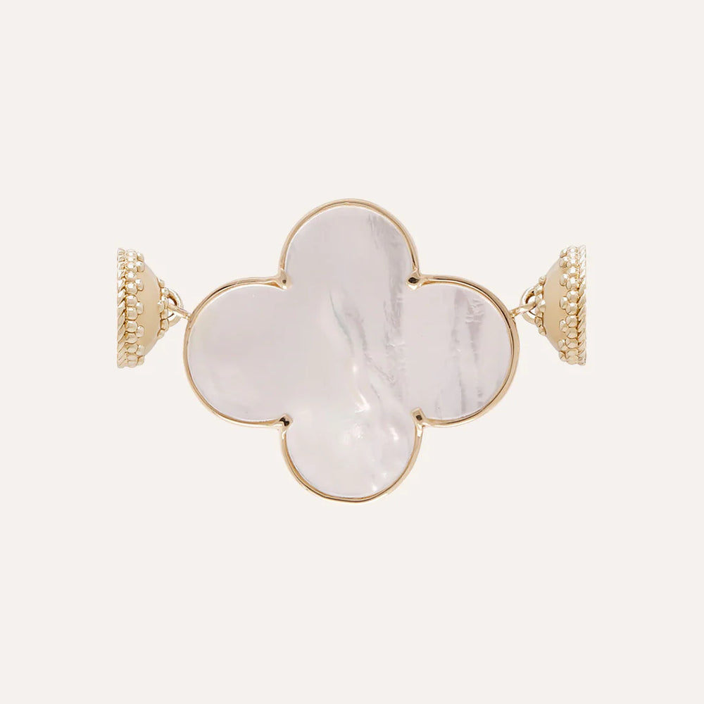 Clara Williams Mother of Pearl Petal Centerpiece - Mildred Hoit