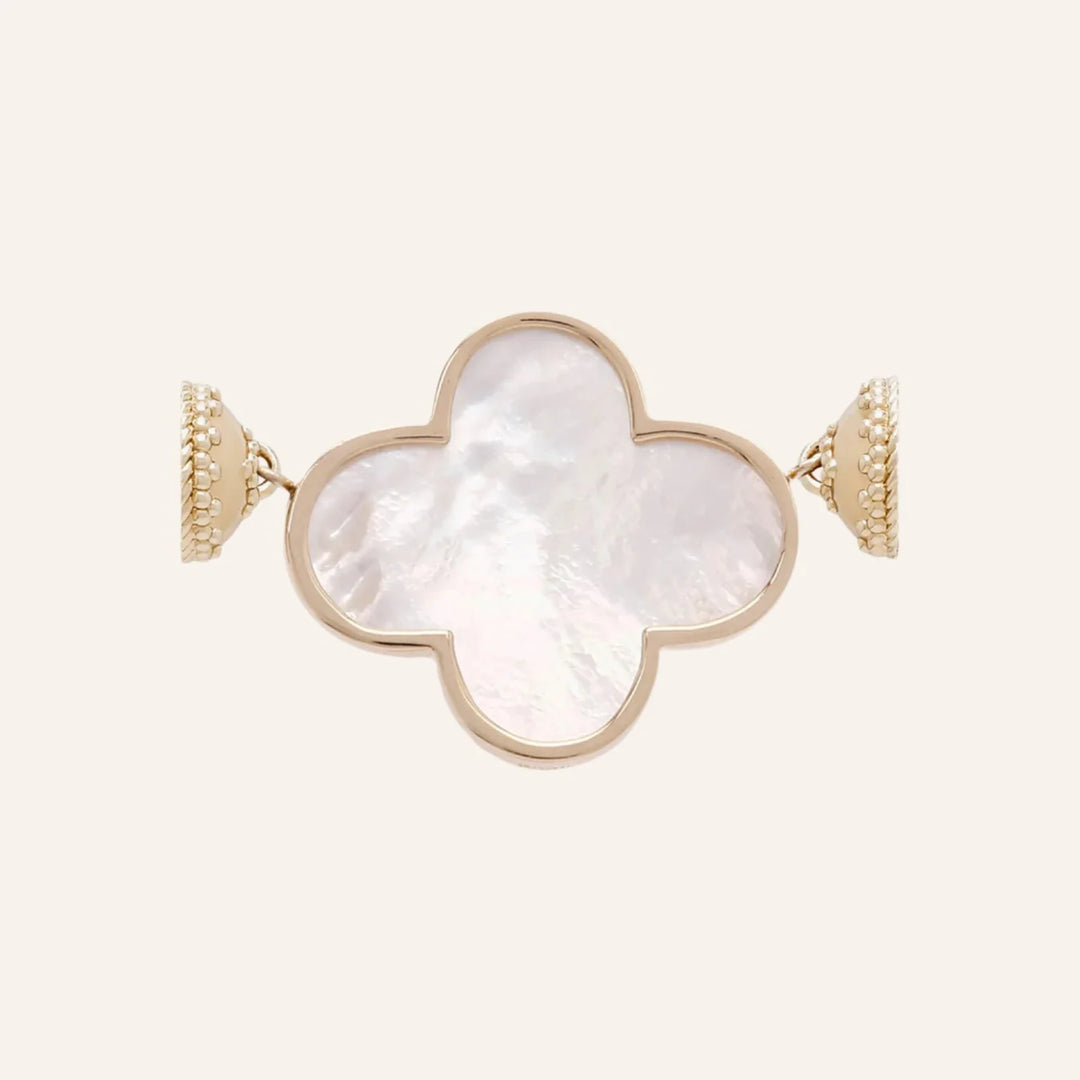 Clara Williams Mother of Pearl Petal Centerpiece - Mildred Hoit