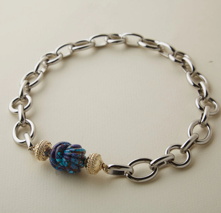 Small Carved Mohave Purple Knot - Mildred Hoit