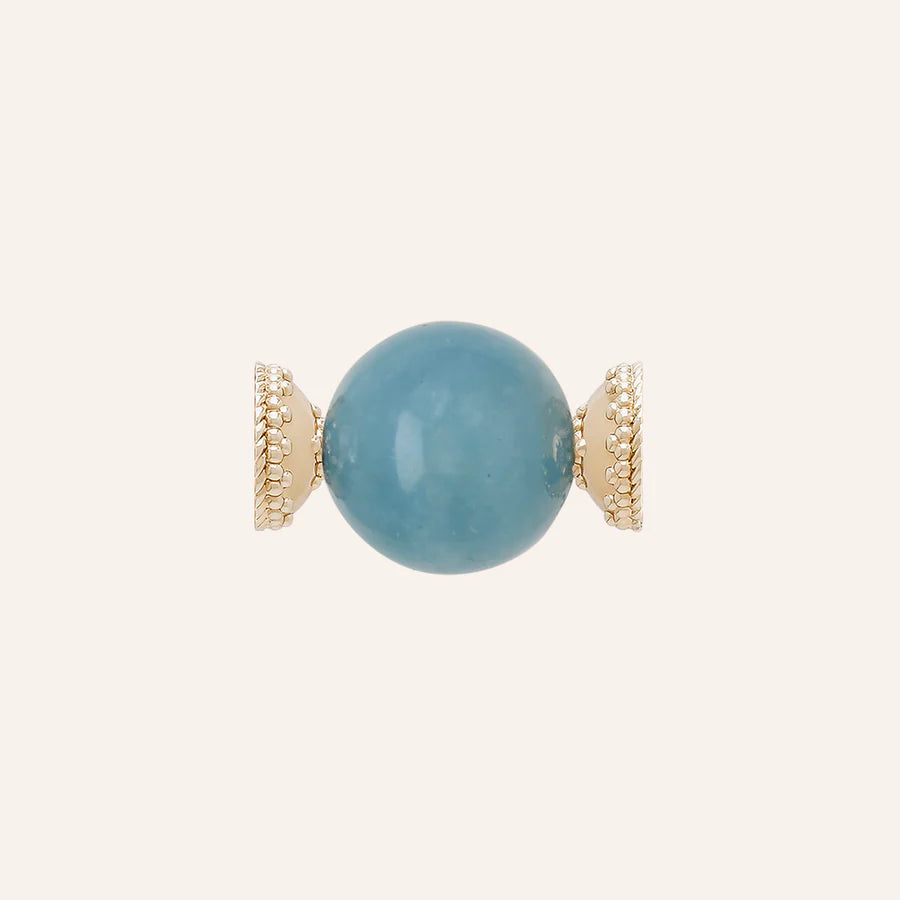 Clara Williams Victoire 20mm Aquamarine Centerpiece - Mildred Hoit