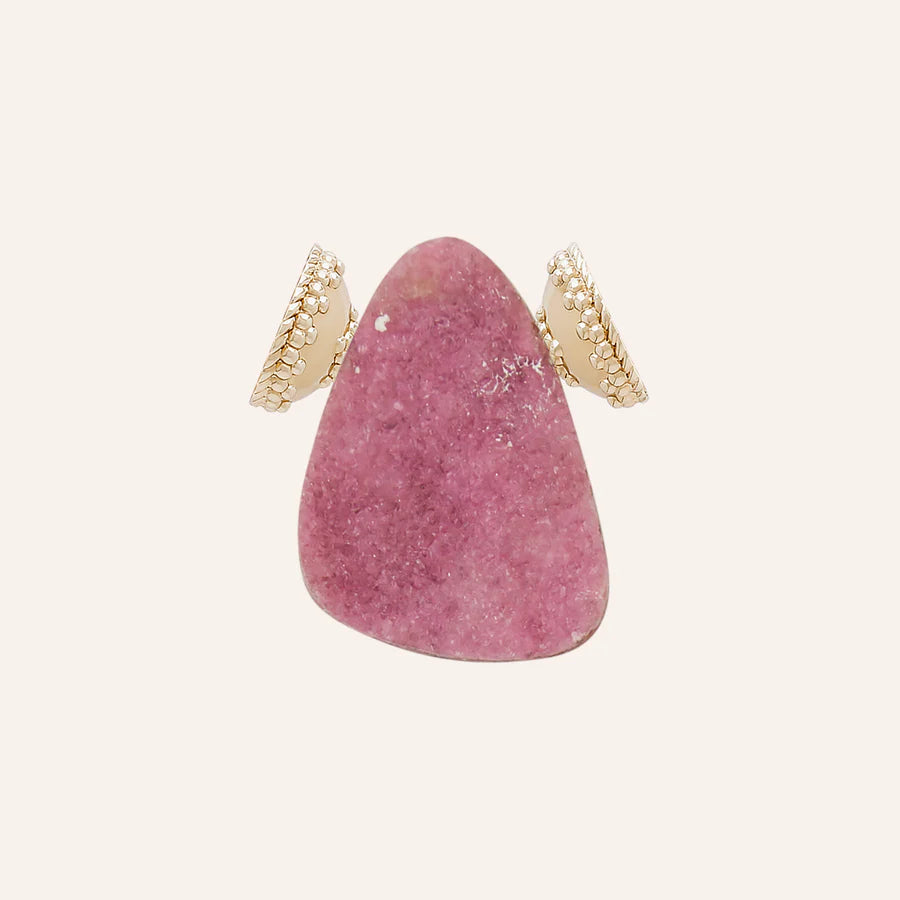 Clara Williams Large Pink Calcite Cobaltian Druzy Centerpiece - Mildred Hoit