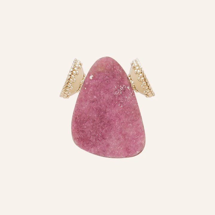 Clara Williams Large Pink Calcite Cobaltian Druzy Centerpiece - Mildred Hoit