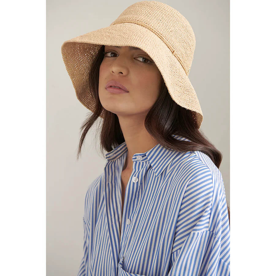 Provence 10 Hat in Natural - Mildred Hoit