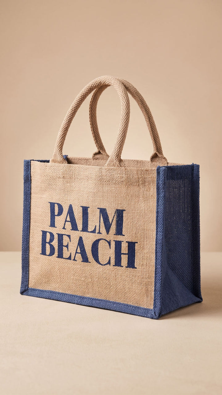 Palm Beach Jute Mini Tote