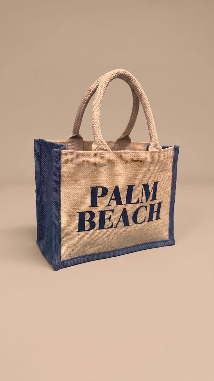 Palm Beach Jute Mini Tote