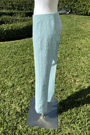 Peace of Cloth Seersucker Pants in Turquoise