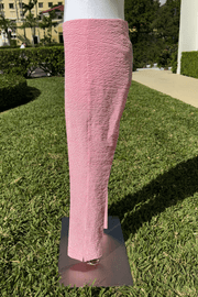 Peace of Cloth Seersucker Pant in Pink