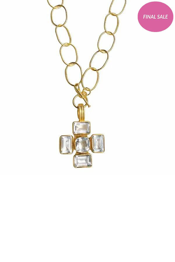 Dina Mackney Five Quartz Necklace - Mildred Hoit