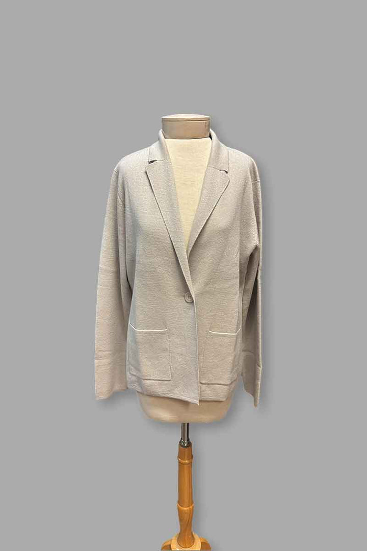 Pure Amici Blazer with Lurex in Canvas