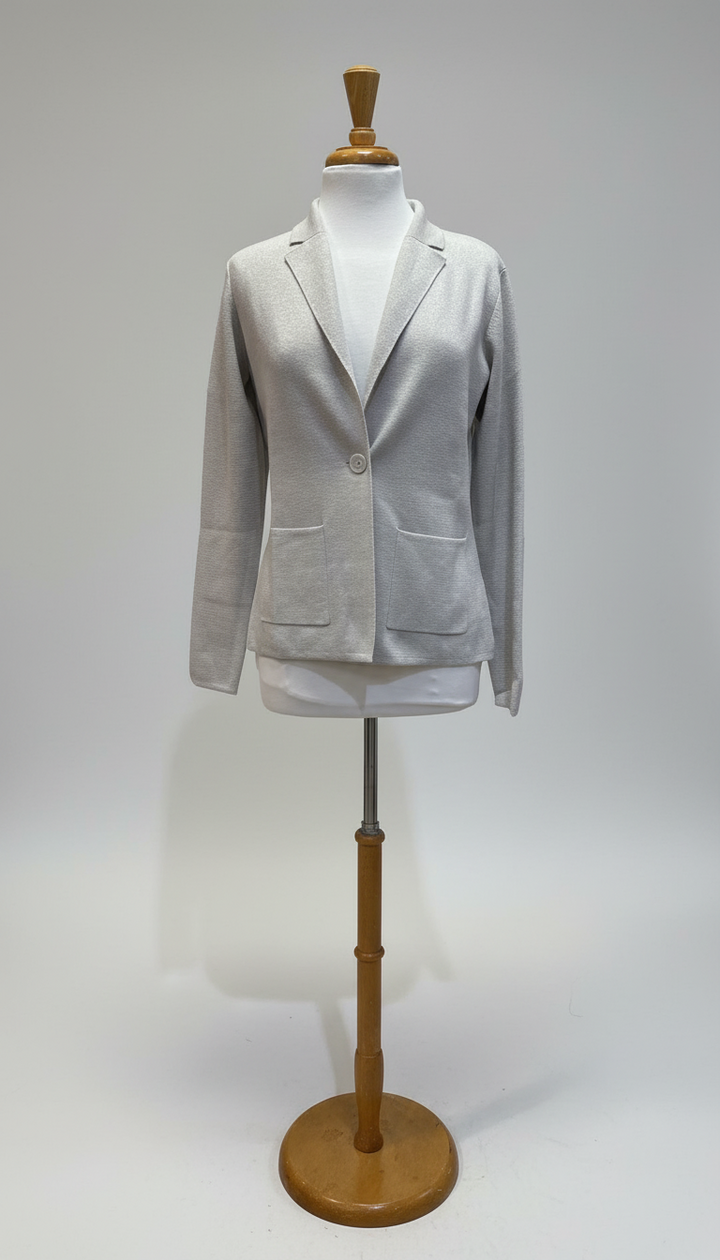 Pure Amici Blazer with Lurex in Canvas