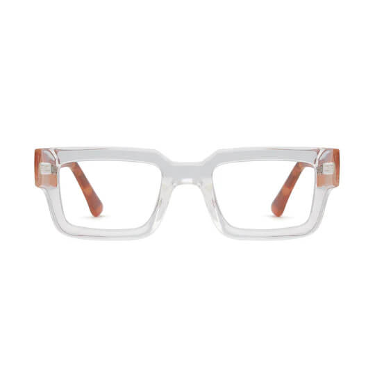 Jonah Reading Glasses in Clear and Tortoise