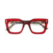 Ness Reading Glasses in Red and Tort