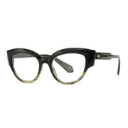 Lilou Reading Glasses in Emerald available at Mildred Hoit in Palm Beach.