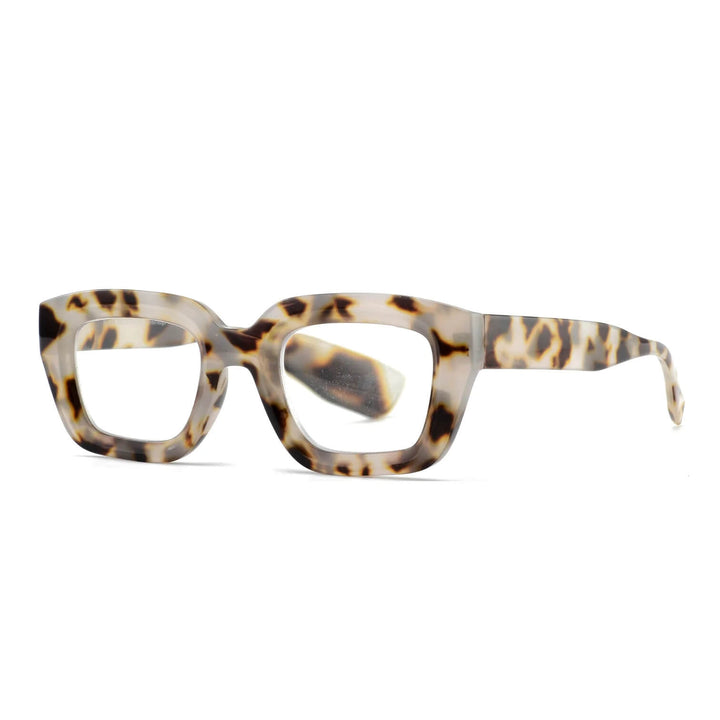 Owen Blue Light Readers in Bone Tortoise