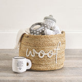 Woof Face to Face Jute Basket - Mildred Hoit