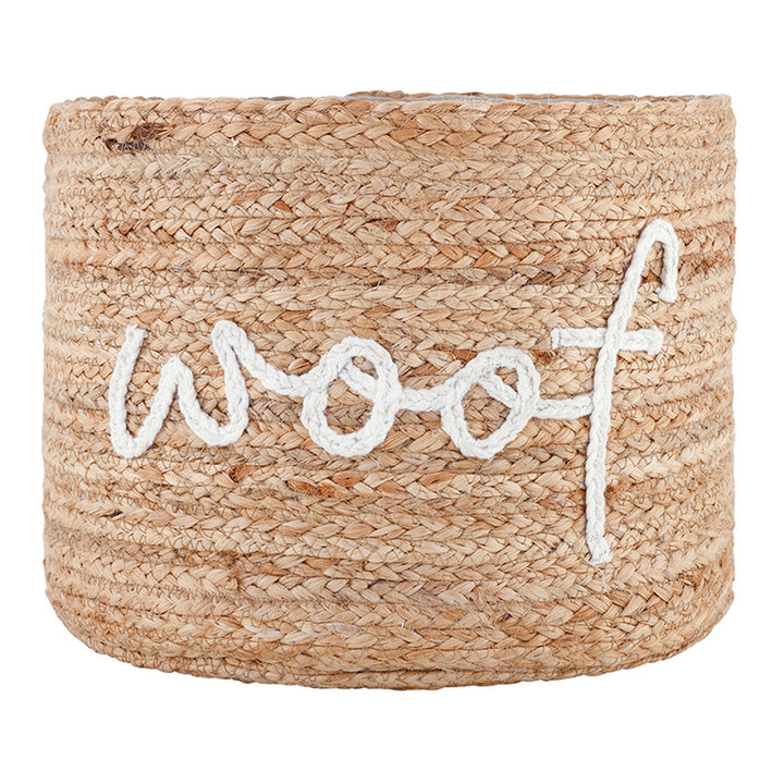 Woof Face to Face Jute Basket - Mildred Hoit