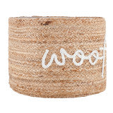 Woof Face to Face Jute Basket - Mildred Hoit