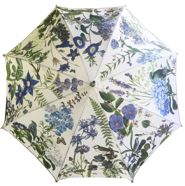 Floral Umbrella in Moody Blues