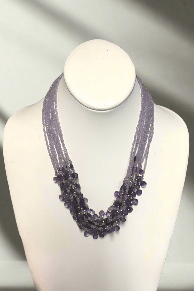Amethyst Necklace - Mildred Hoit