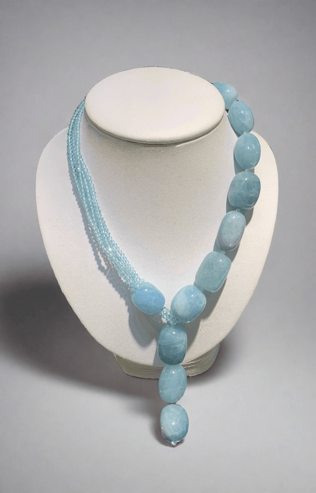 Aqua Necklace available at Mildred Hoit in Palm Beach.