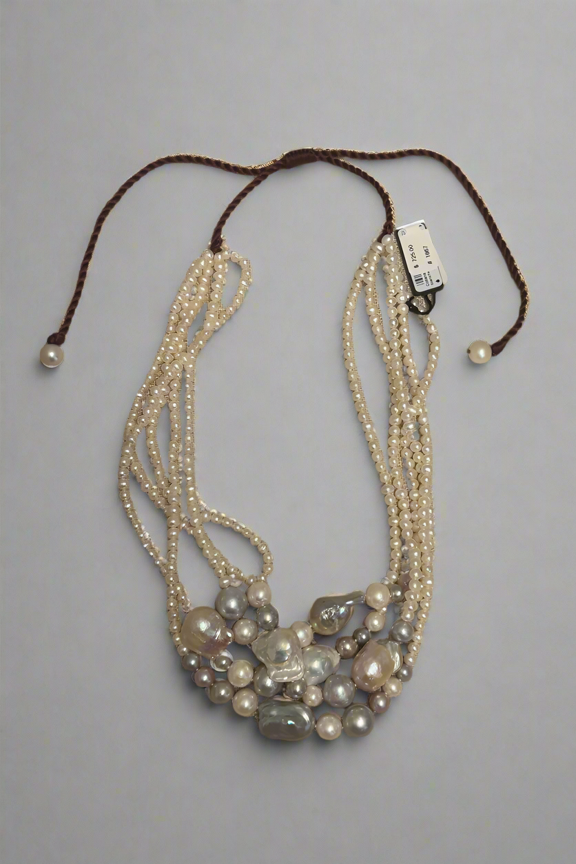 Multi-Strand Pearl Necklace - Mildred Hoit