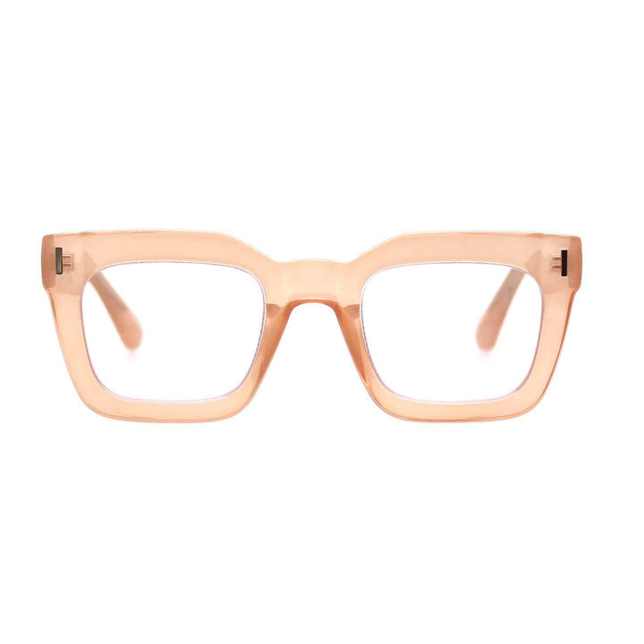 Raz Blue Light Readers in Transparent Nude