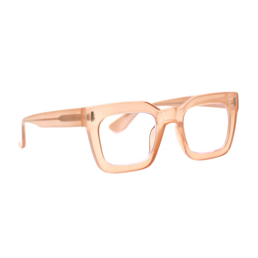 Raz Blue Light Readers in Transparent Nude