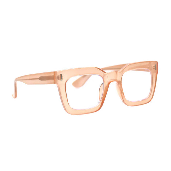 Raz Blue Light Readers in Transparent Nude