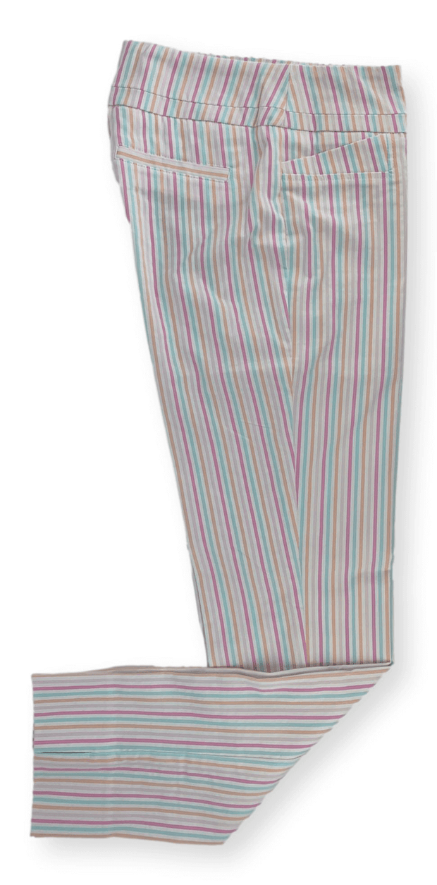 Seersucker Pant in Multi available at Mildred Hoit in Palm Beach.
