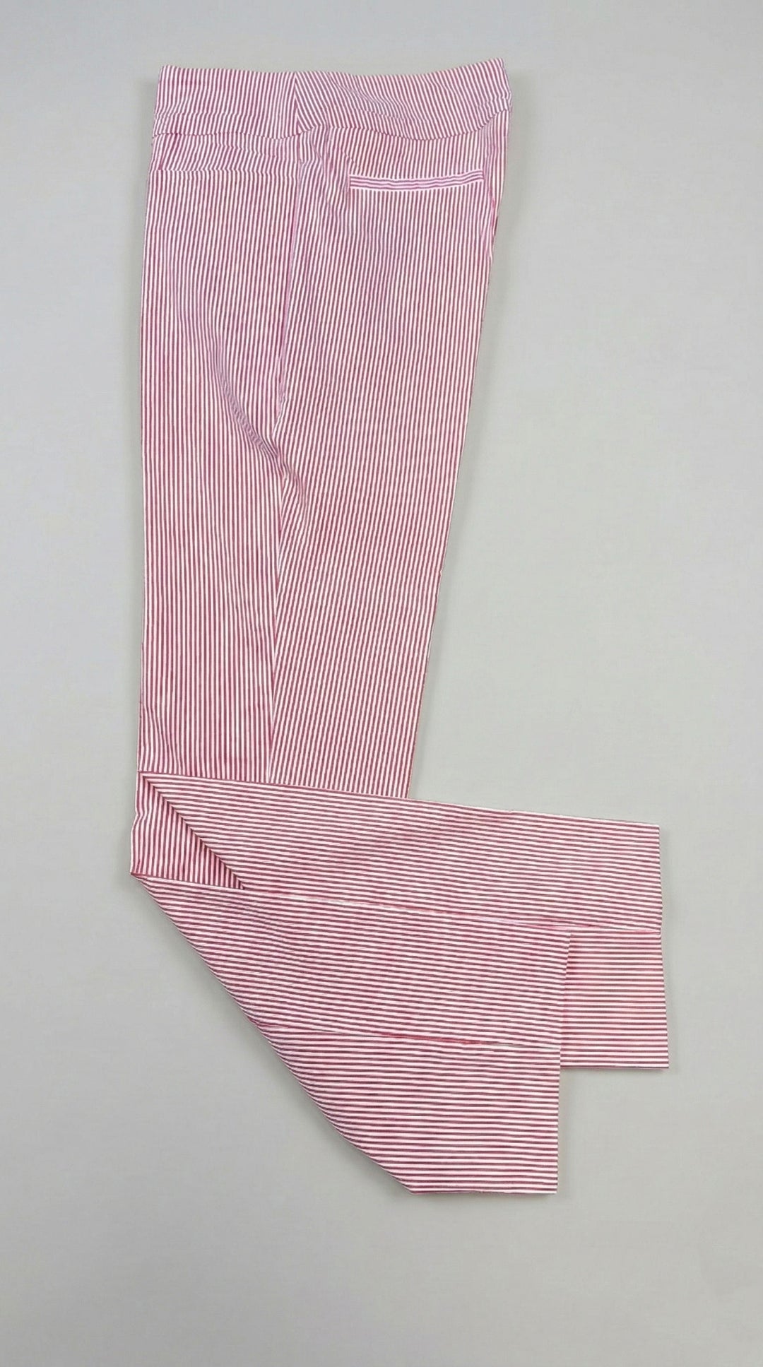 Seersucker Pant in Scarlet - Mildred Hoit