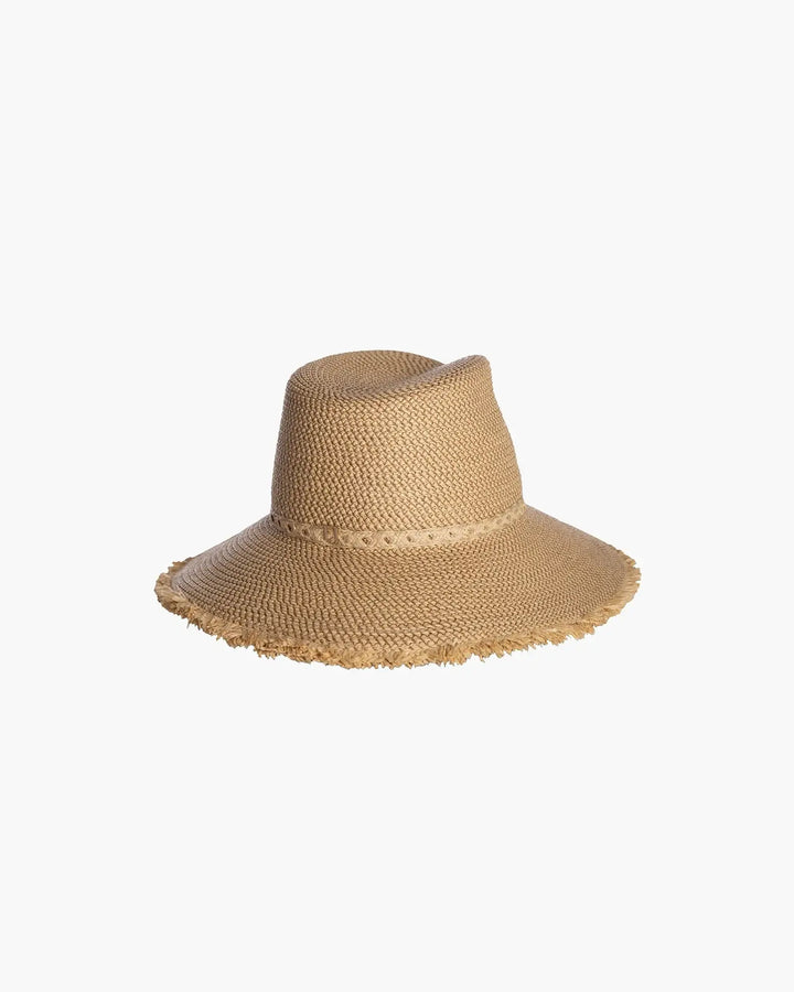 Eric Javits Mykonos Fedora Hat in Peanut - Mildred Hoit