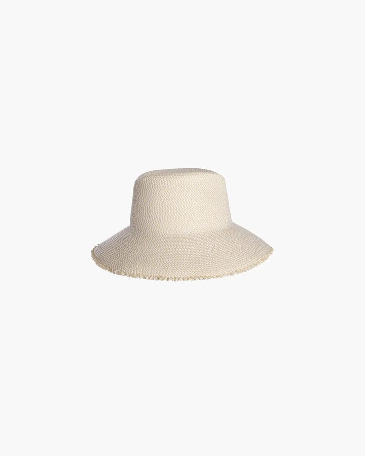 Eric Javits A List Packable Hat in White Mix - Mildred Hoit