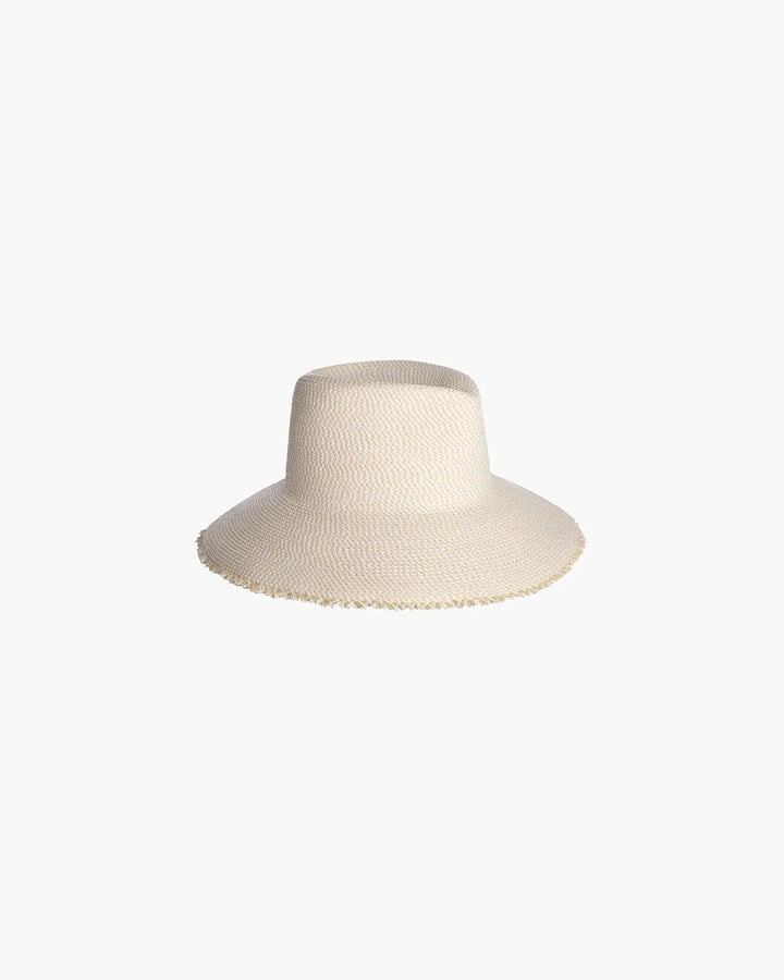Eric Javits A List Packable Hat in White Mix - Mildred Hoit