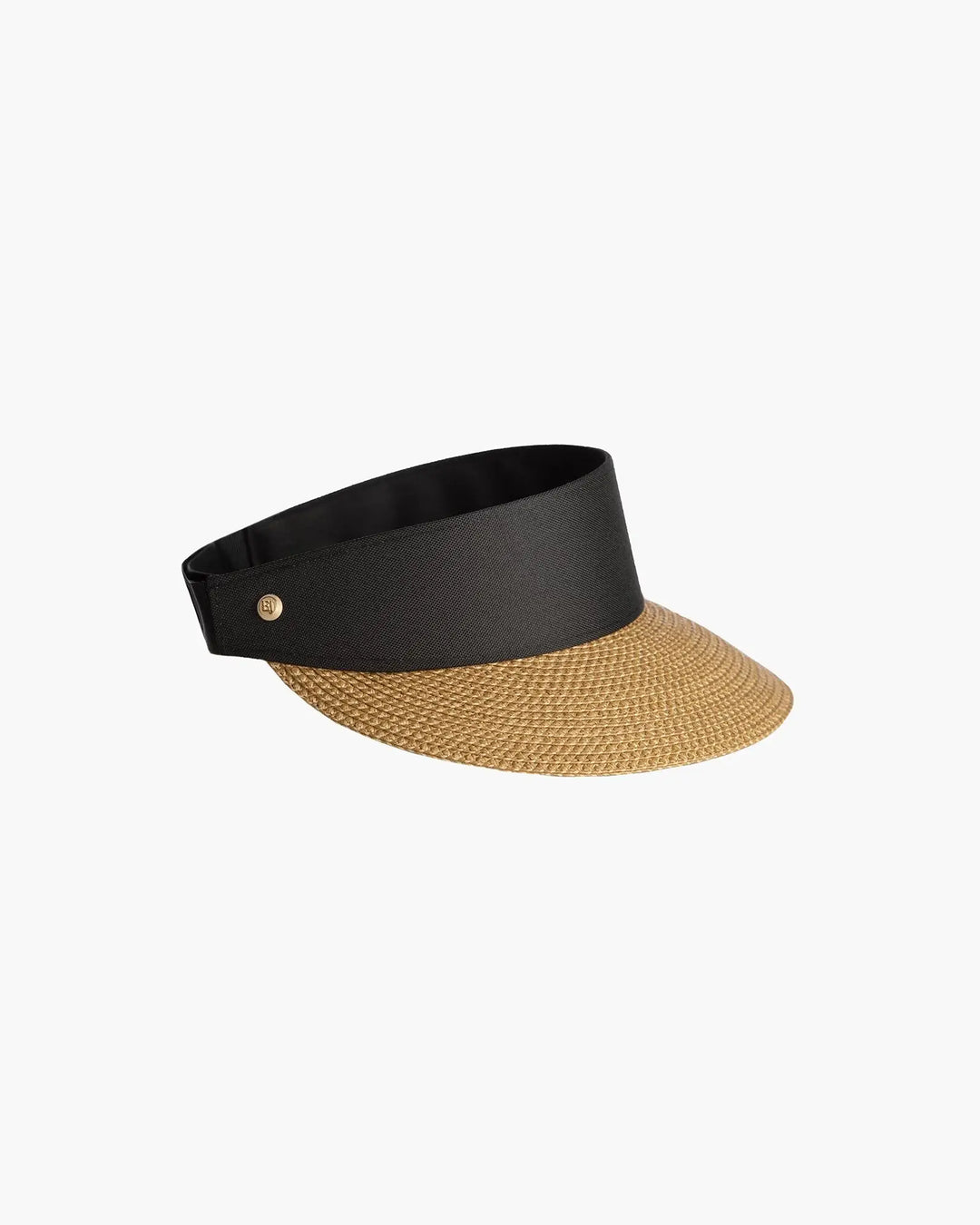 Eric Javits Champ Visor in Natural & Black - Mildred Hoit