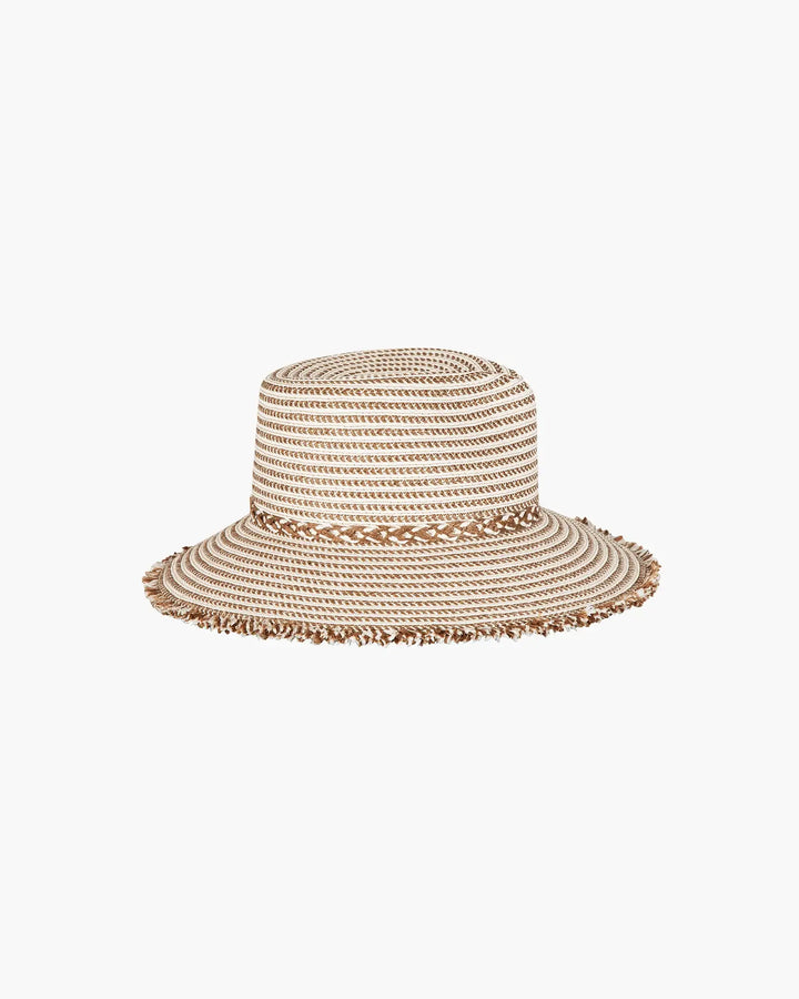 Eric Javits Mykonos Fedora Hat in Latte - Mildred Hoit