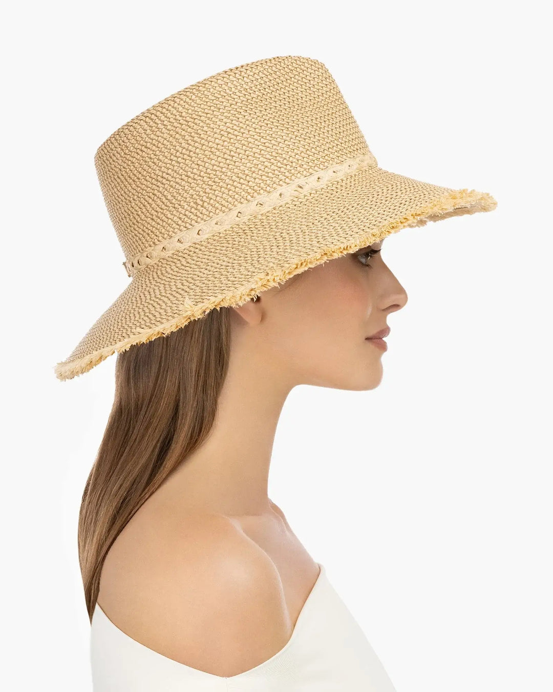 Eric Javits Mykonos Fedora Hat in Peanut - Mildred Hoit