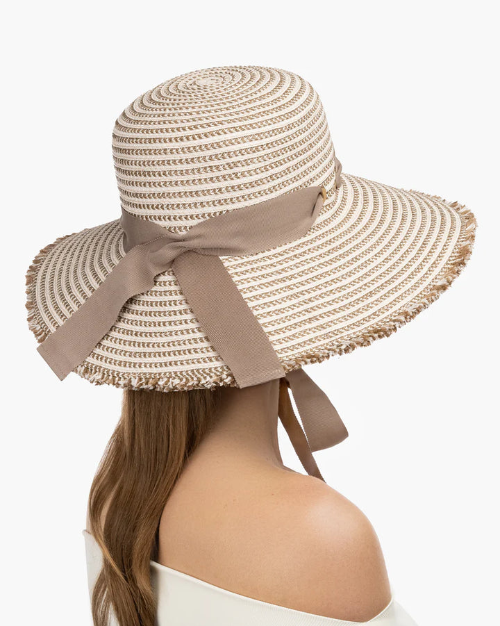 Eric Javits Aruba Hat in Latte Mix