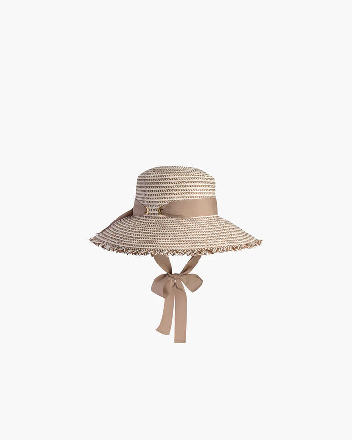 Eric Javits Aruba Hat in Latte Mix