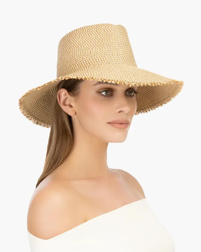 Eric Javits A List Packable Hat in Peanut - Mildred Hoit