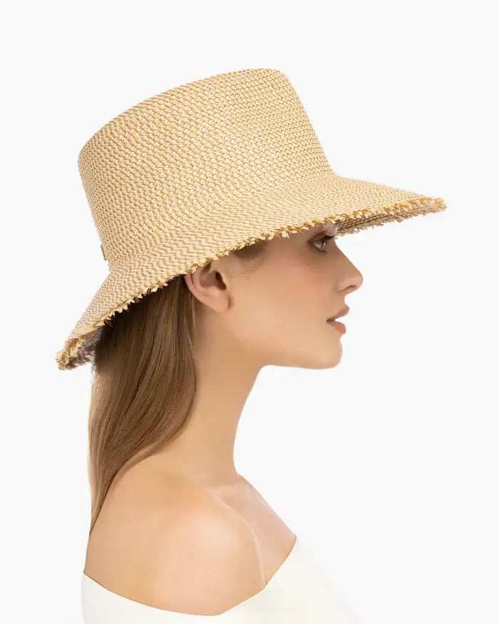 Eric Javits A List Packable Hat in Peanut - Mildred Hoit