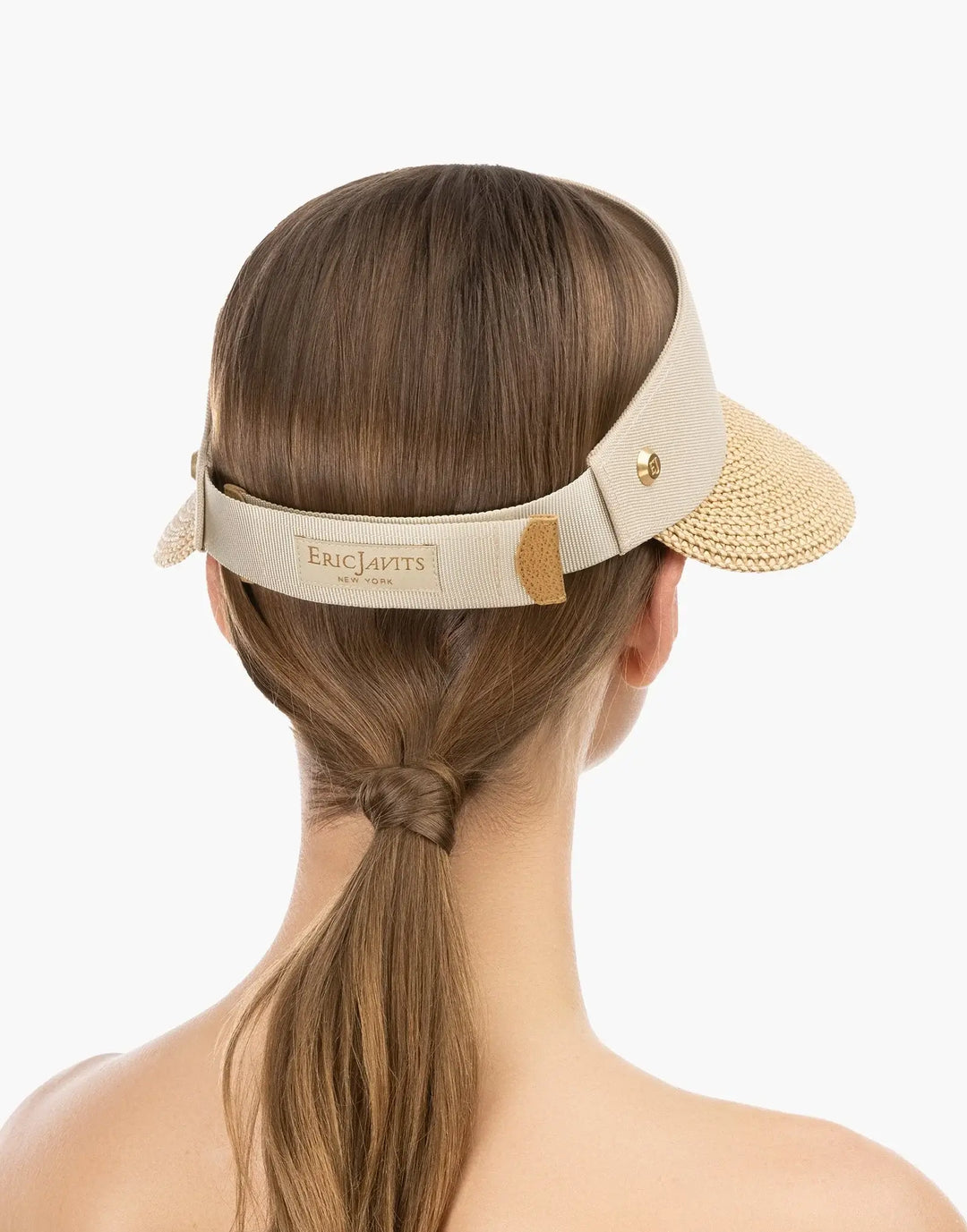 Eric Javits Champ Visor in Peanut - Mildred Hoit