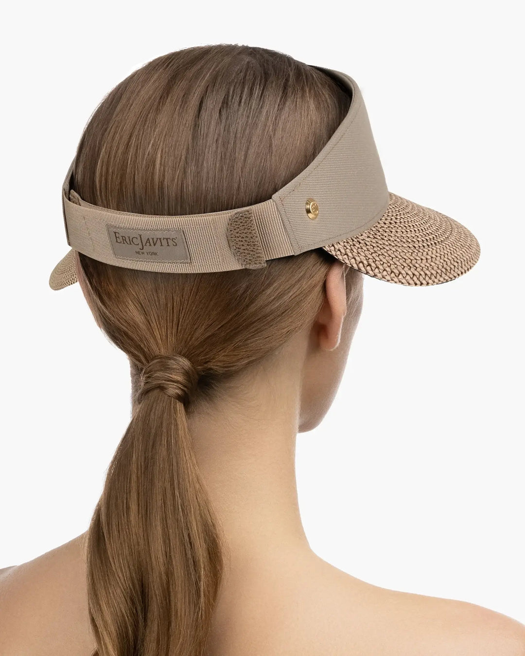 Eric Javits Champ Visor in Bark