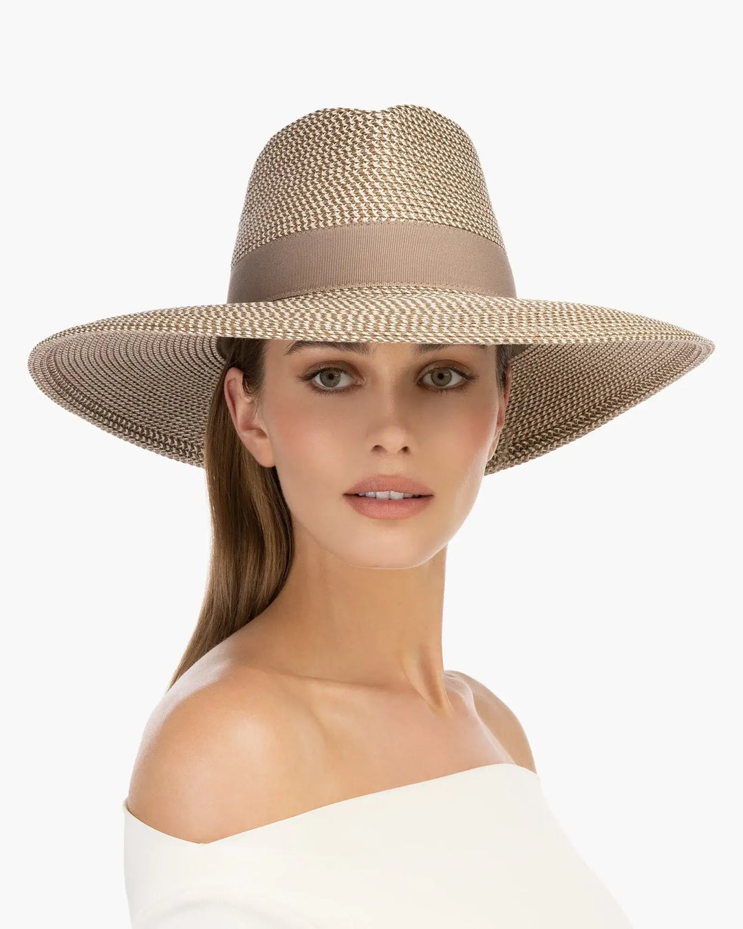 Eric Javits Daphne Fedora Hat in Latte - Mildred Hoit