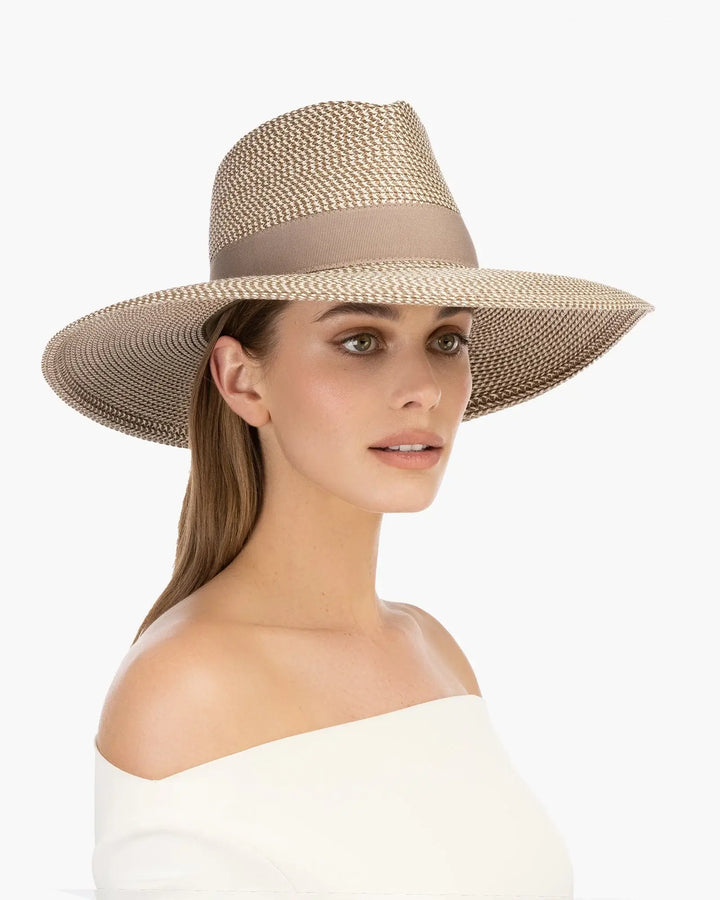 Eric Javits Daphne Fedora Hat in Latte - Mildred Hoit