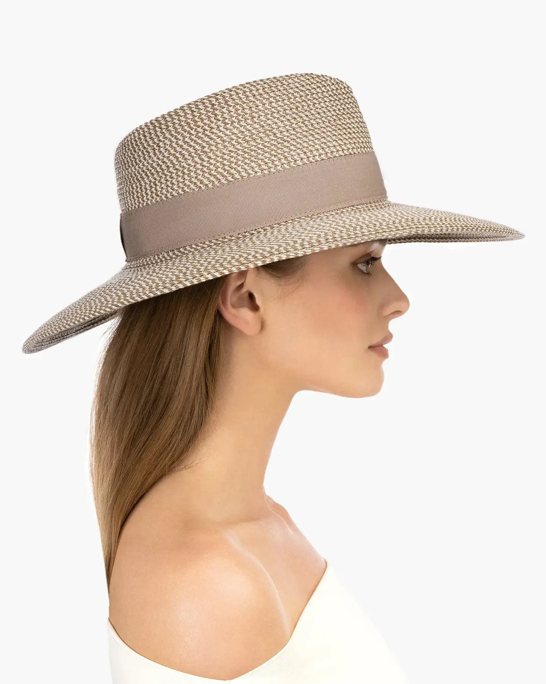Eric Javits Daphne Fedora Hat in Latte - Mildred Hoit