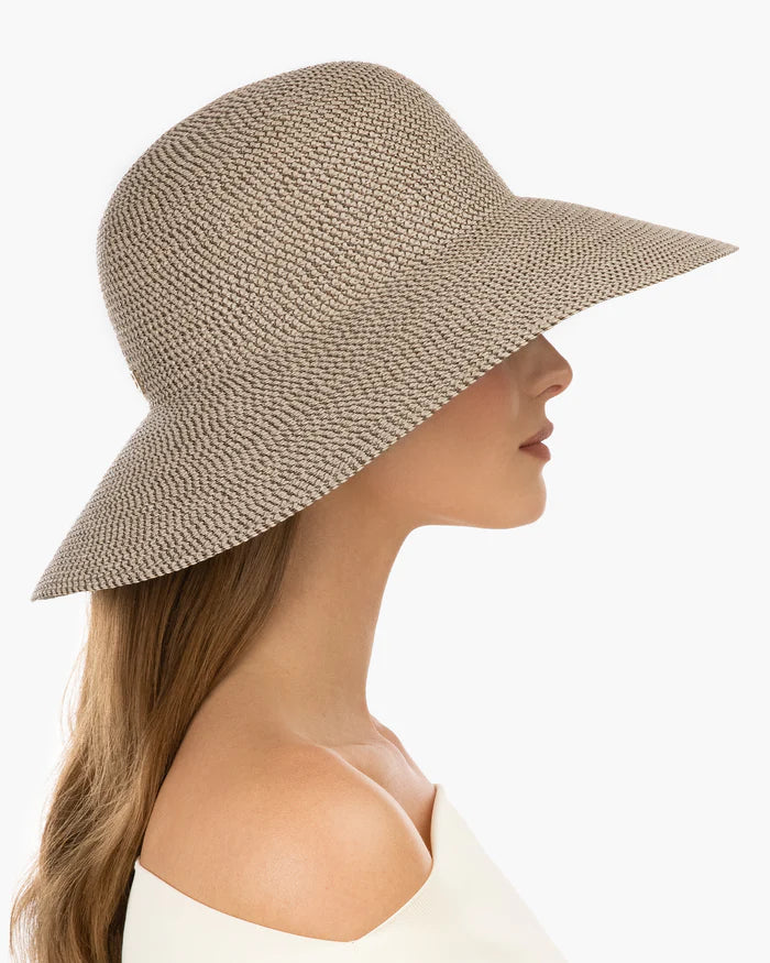 Eric Javits Hampton Hat in Bark - Mildred Hoit