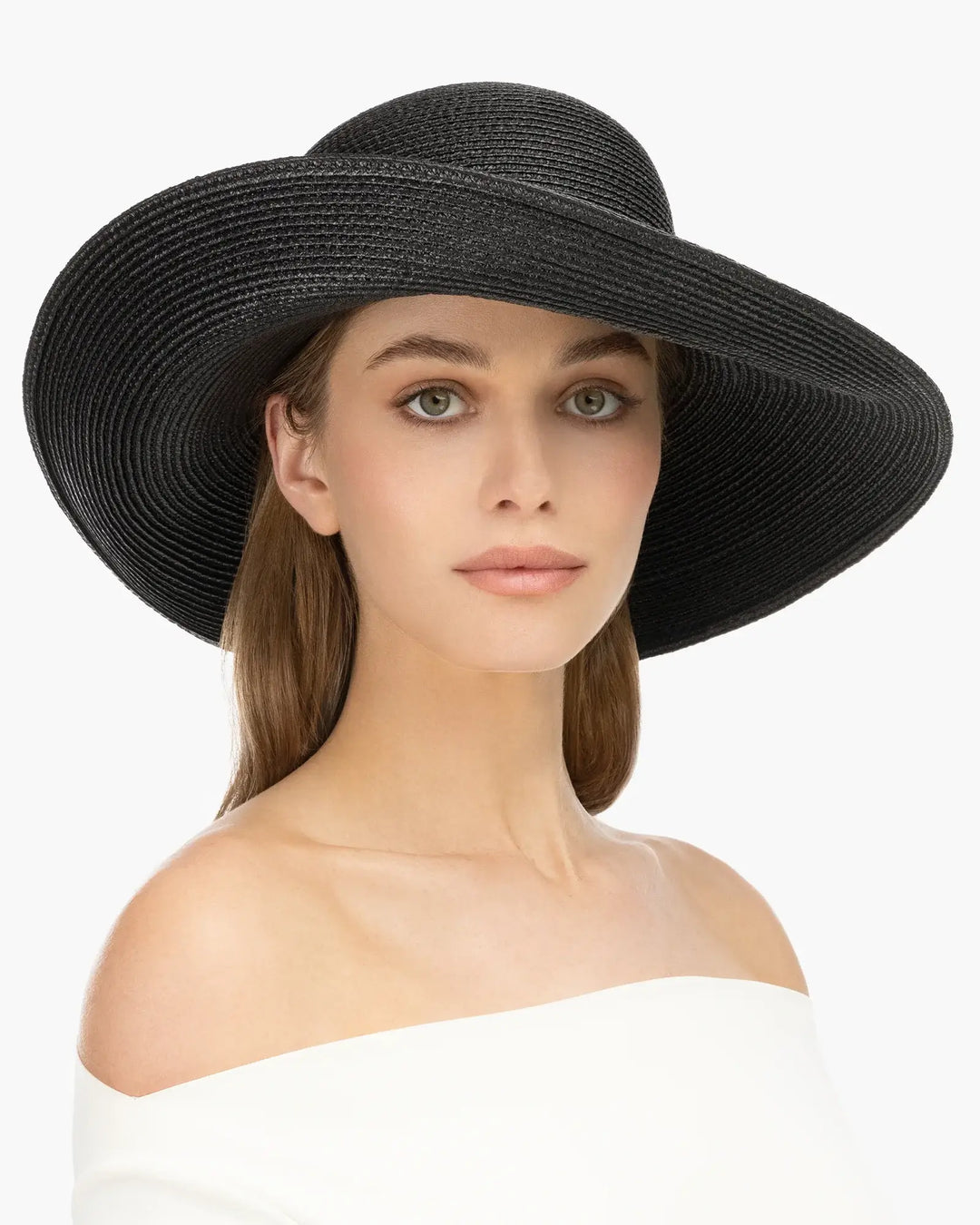 Eric Javits Hampton Hat in Black - Mildred Hoit