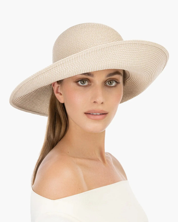 Eric Javits Hampton Hat in Cream