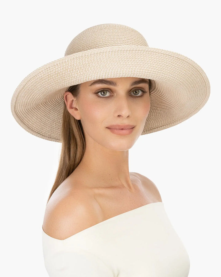 Eric Javits Hampton Hat in Cream